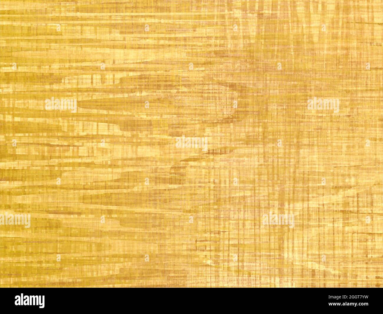 Sfondo giallo della paglia generato dal computer simile al papiro / mat. Reed Foto Stock