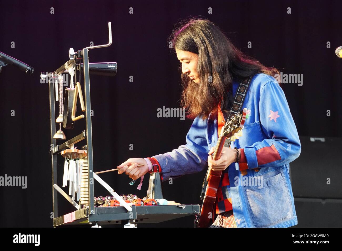 Dorset, Regno Unito. 2 settembre 2021. Kikagaku Moyo si esibisce al 2021 End of the Road Festival nei Larmer Tree Gardens di Dorset. Foto: Richard Grey/Alamy Foto Stock