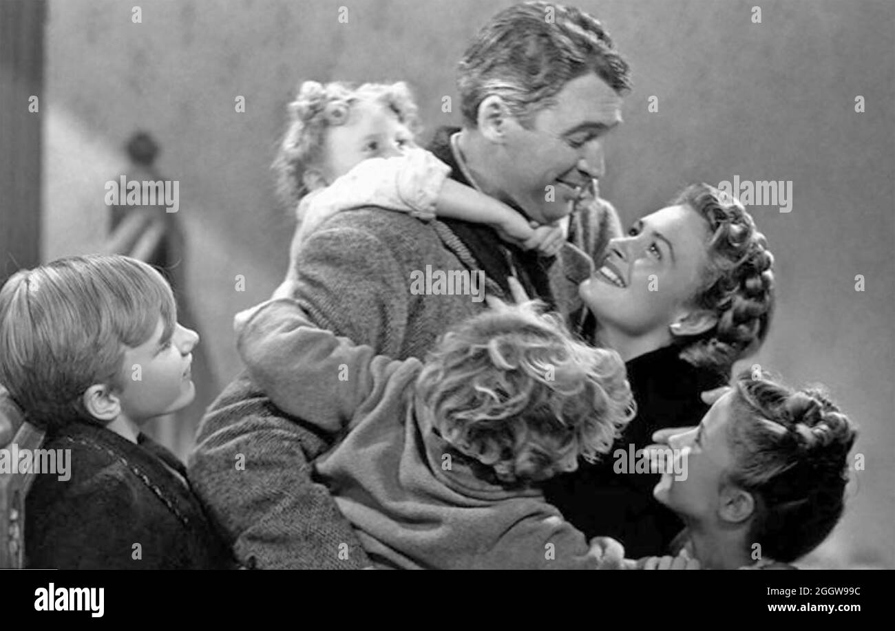 E 'Una VITA MERAVIGLIOSA 1946 RKO radio Pictures film con Donna Reed e James Stewart Foto Stock