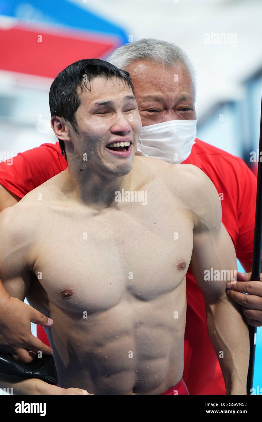 Tokyo, Giappone. 3 settembre 2021. Keiichi Kimura (JPN) Swimming : finale di Butterfly S11 da 100 m per uomini durante i Giochi Paralimpici di Tokyo 2020 al Tokyo Aquatics Center di Tokyo, Giappone . Credit: SportsPressJP/AFLO/Alamy Live News Foto Stock