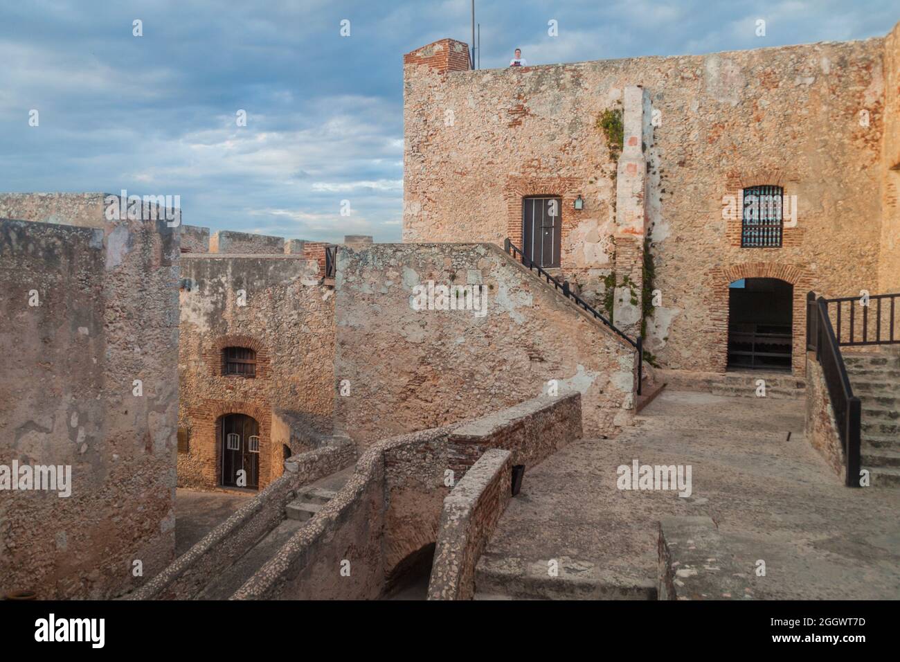 Castello di San Pedro de la Roca del Morro di Santiago de Cuba, Cuba Foto Stock