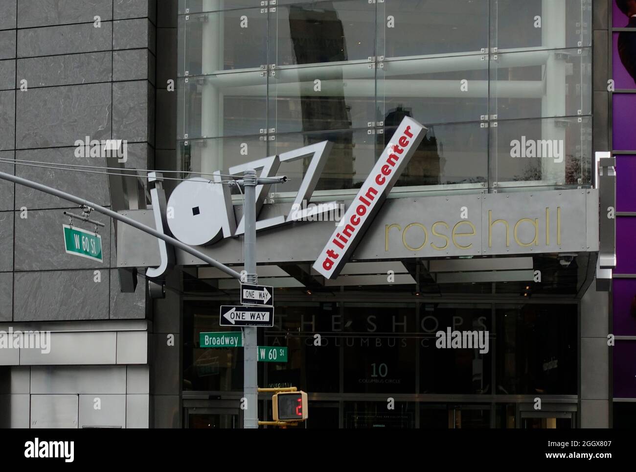 Jazz al Lincoln Center Rose Hall Columbus Circle Manhattan NYC Foto Stock