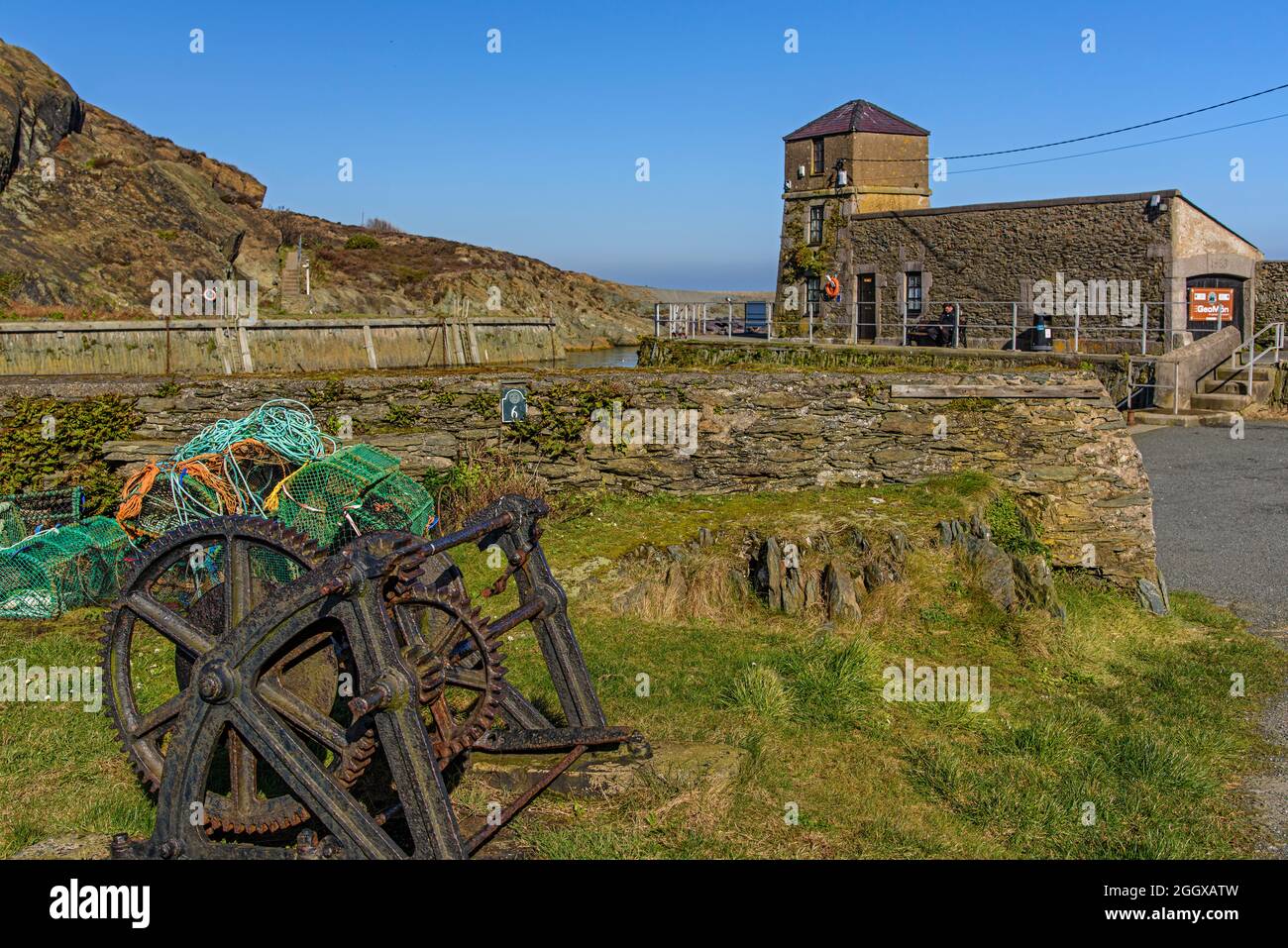 Porta Amlwch 28-02-21 Foto Stock