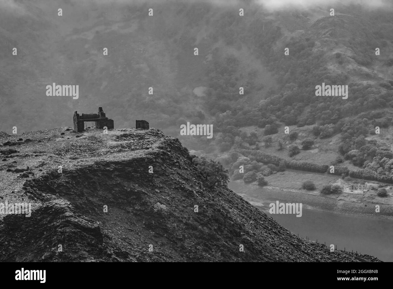 Dinorwic Slate Mine, Galles Foto Stock