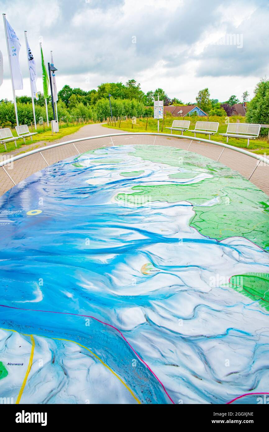 Il Multimar Wattforum, che è il Centro informazioni del Parco Nazionale Schleswig-Holstein Wadden Sea. Preso in Schleswig-Holstein, Germania il Lug Foto Stock