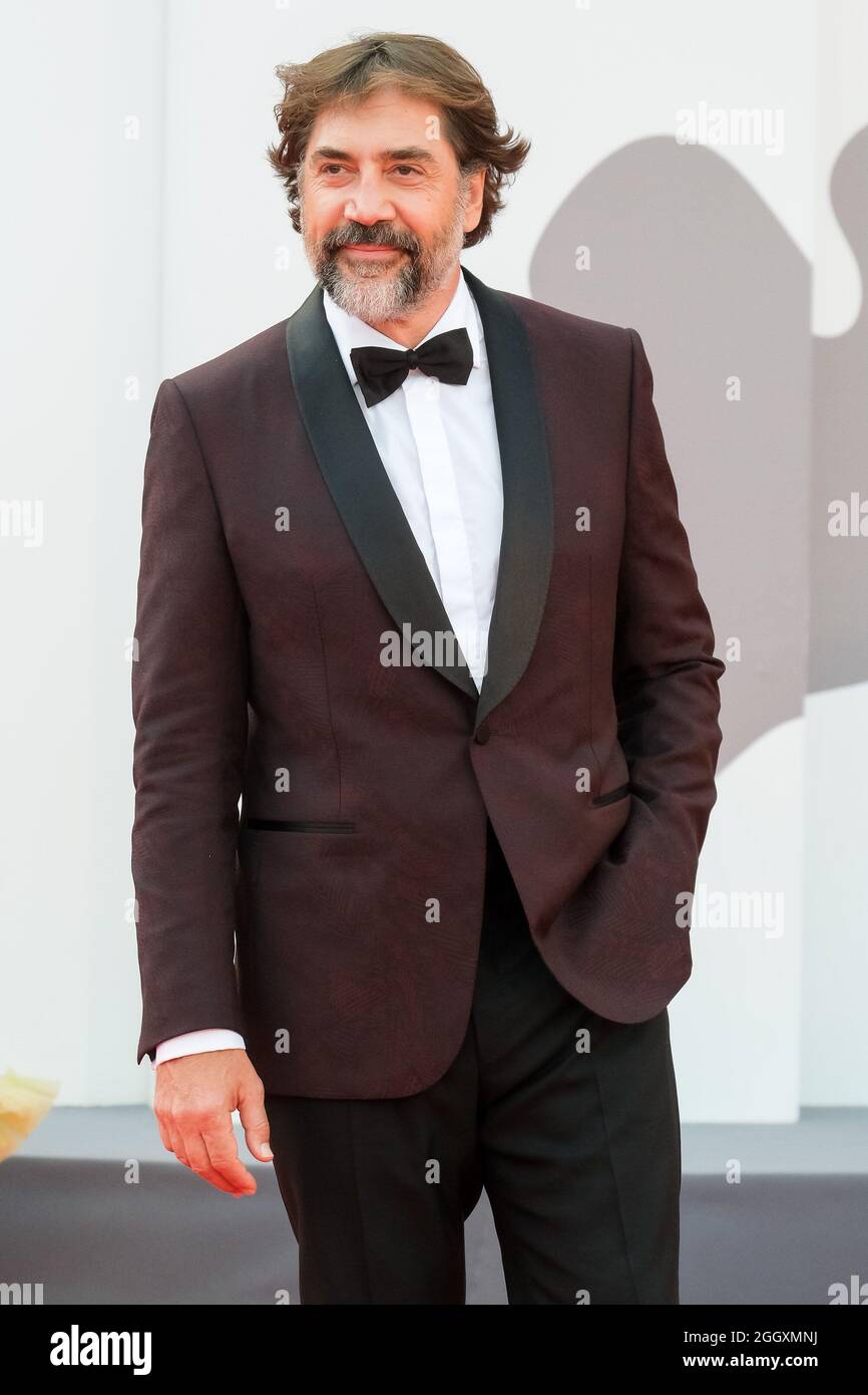 Il Palazzo del Cinema, Lido di Venezia, Venezia, Italia. 3 settembre 2021. Javier Bardem si pone sul tappeto rosso per DUNE durante il 78° Festival Internazionale del Cinema di Venezia. Foto di Credit: Julie Edwards/Alamy Live News Foto Stock