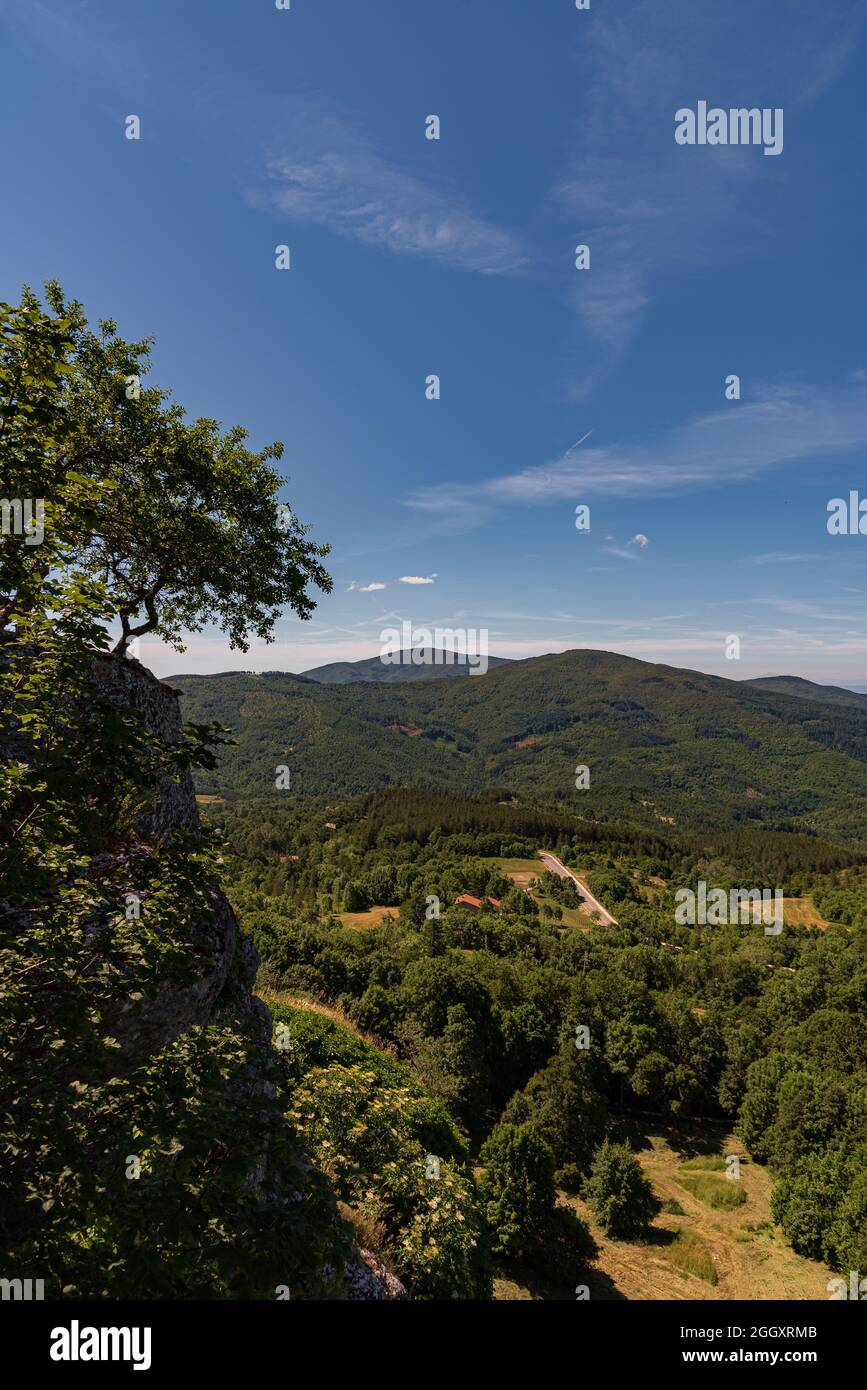 La Toscana è una regione dell'Italia centrale. Il territorio della regione è vario, e comprende gli aspre Appennini, le spiagge dell'isola d'Elba in t Foto Stock