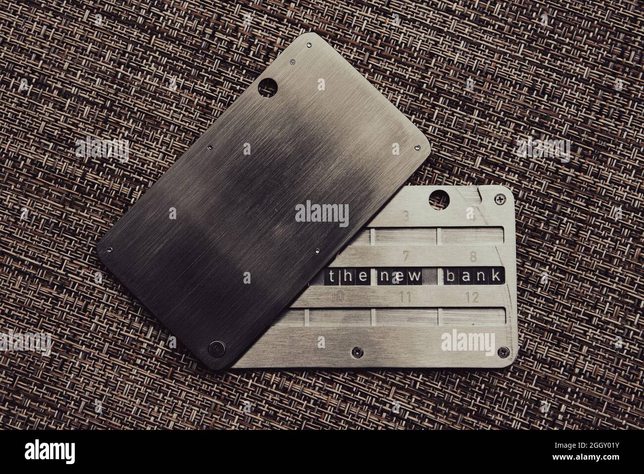 Custodia in acciaio per conservazione a freddo Crypto: La nuova banca Foto Stock