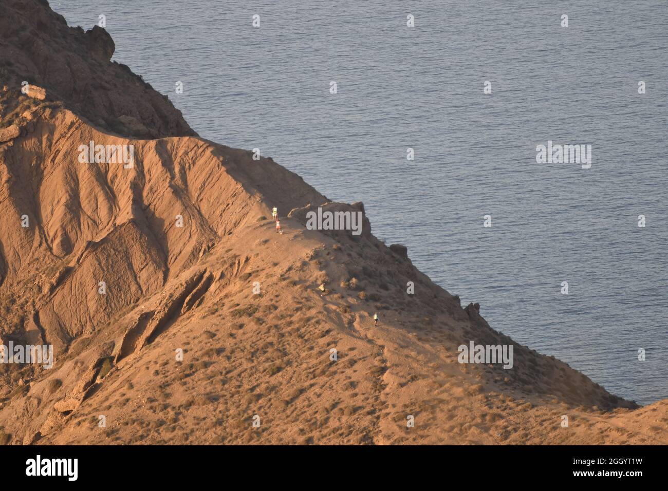 Vista sul Mar Mediterraneo dalle scogliere di Canastel. Oran - Algeria Foto Stock