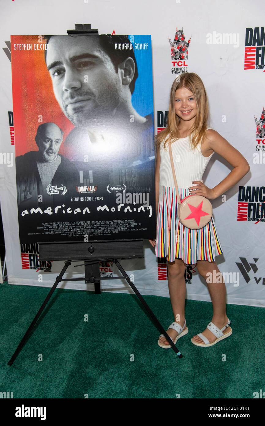 Los Angeles, Stati Uniti. 03 Settembre 2021. Valerie Stellar partecipa al 24th Annual Dances with Films Festival Short Films Premieres al TCL Chinese Theatre, Los Angeles, CA il 3 settembre 2021 Credit: Eugene Powers/Alamy Live News Foto Stock