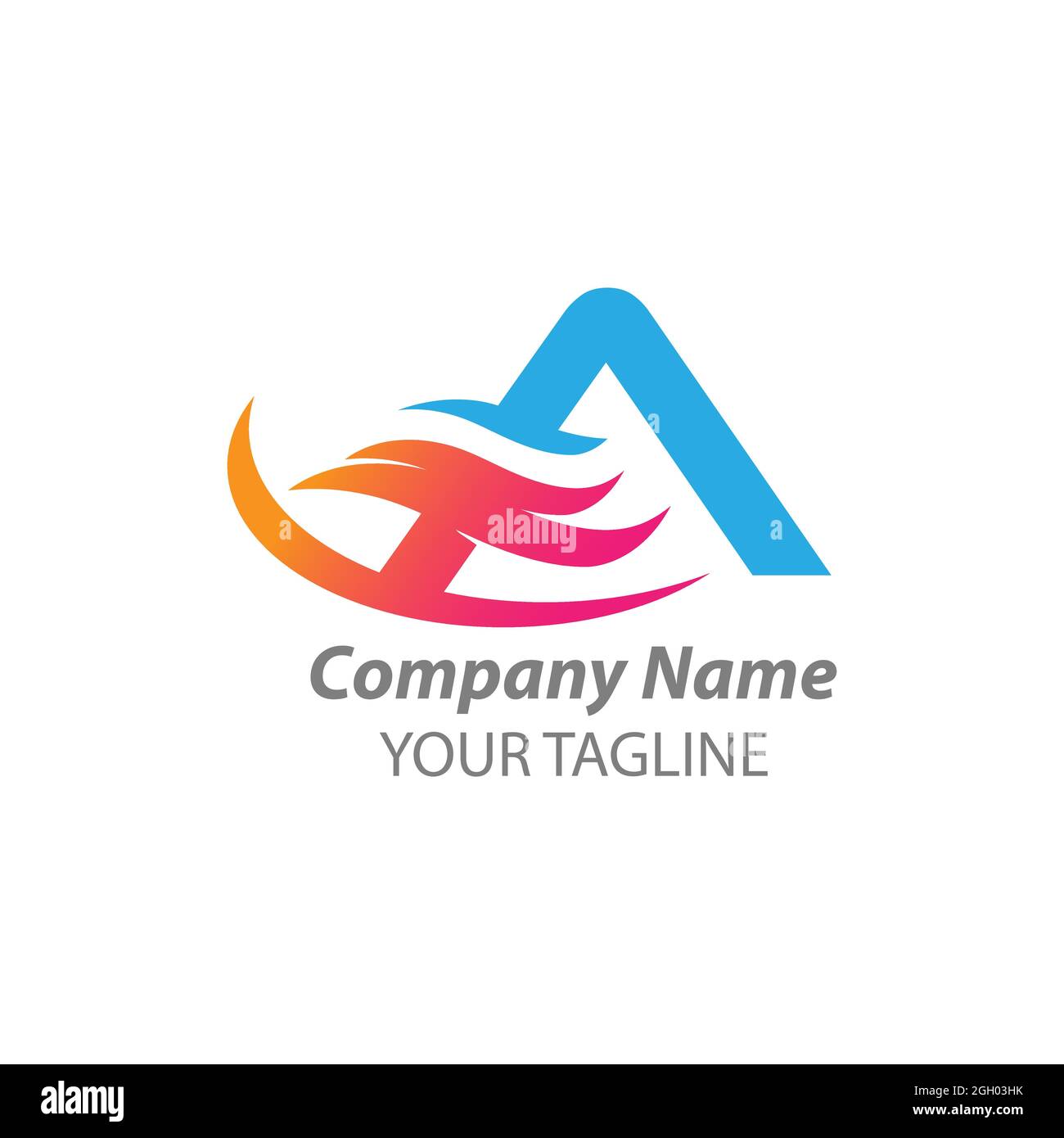 Logo del servizio idraulico con forma quest'ultimo Un'icona vettoriale modello logo Illustrazione Vettoriale