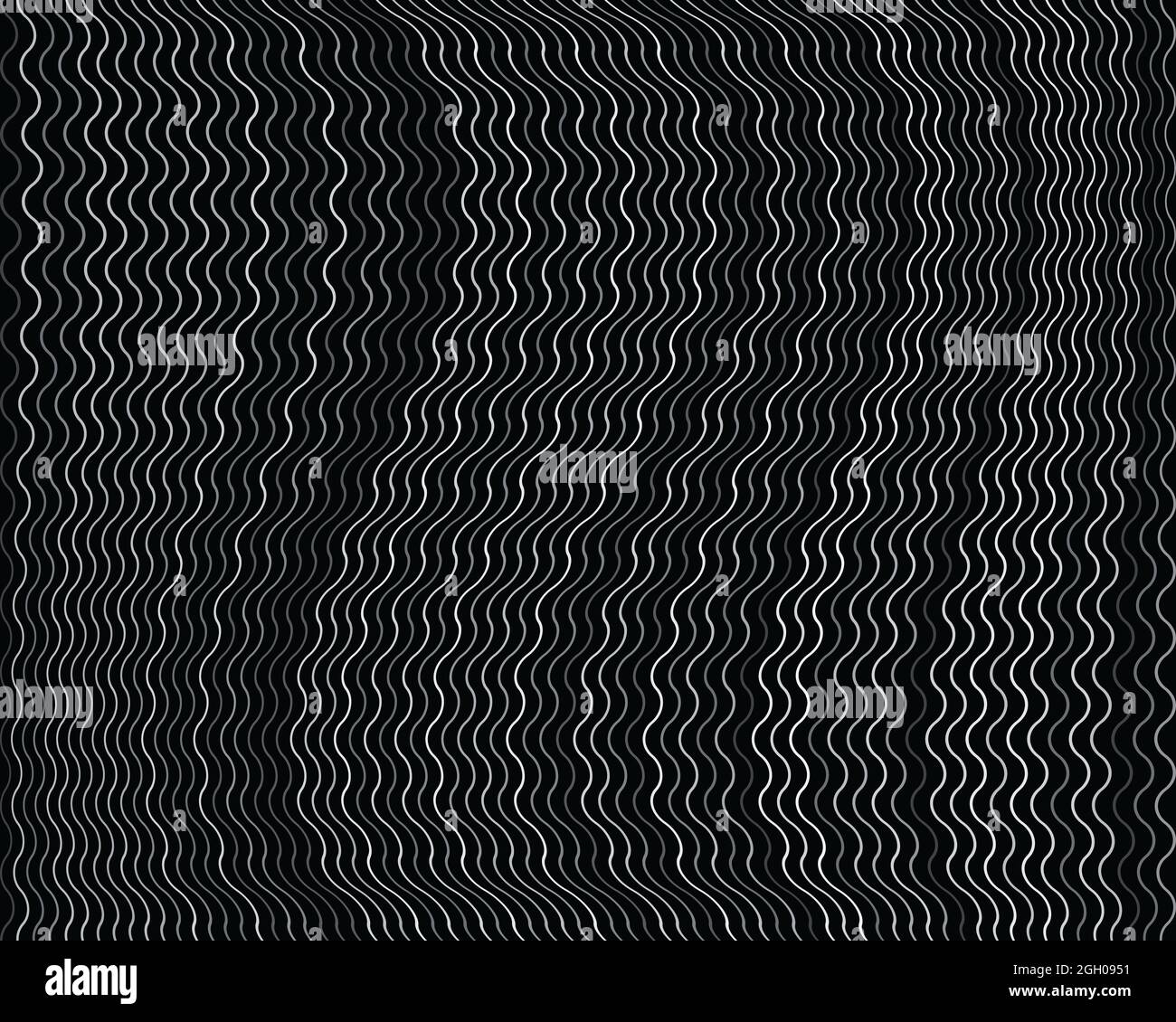 Seamless linee ondulate semplice pattern, abstract sfondo geometrica Foto Stock