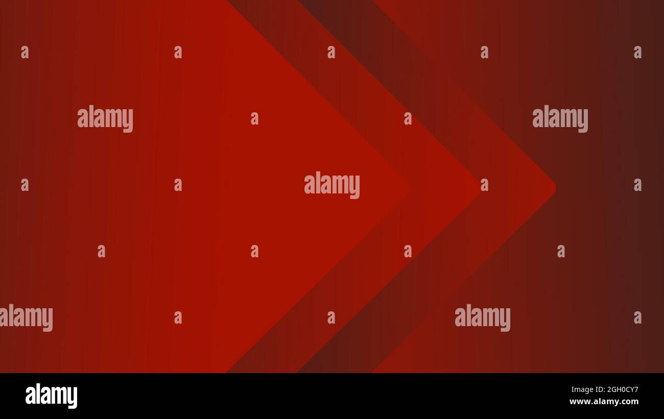La freccia rossa sovrappone lo sfondo dell'illustrazione sullo spazio per il Web design dell'immagine del testo e del messaggio Foto Stock