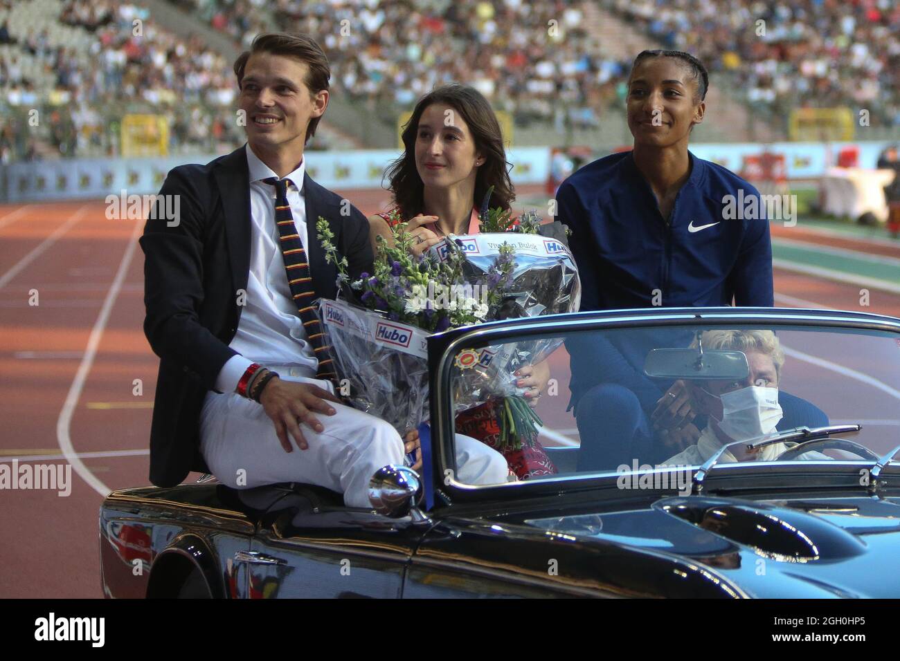 Bruxelles, Belgio. 03 Settembre 2021. Nafissatou Thiam del Belgio durante la IAAF Wanda Diamond League Bruxelles 2021, Memorial Van Damme meeting evento il 3 settembre 2021 presso lo stadio King Baudouin di Bruxelles, Belgio Credit: Independent Photo Agency/Alamy Live News Foto Stock