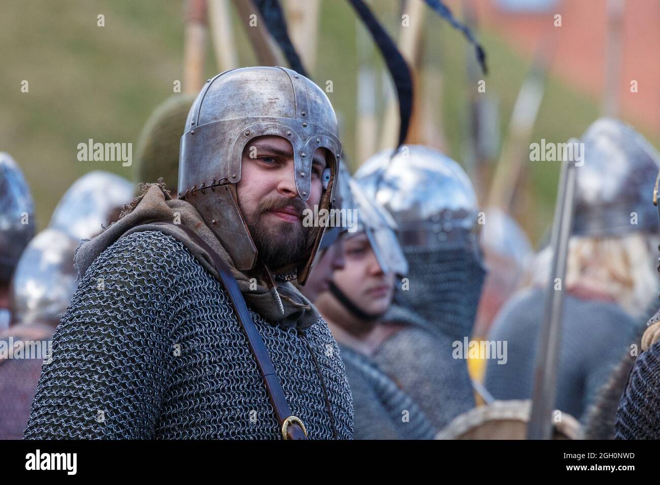 Il Jorvik Viking Festival a York Foto Stock