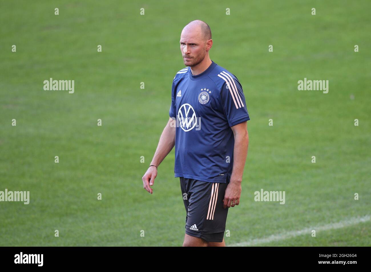 Stoccarda, Germania. 4 settembre 2021. Calcio: Nazionale, allenamento finale prima della Coppa del mondo di qualificazione contro l'Armenia. Benedikt Höwedes in Germania. Credit: Tom Weller/dpa/Alamy Live News Foto Stock