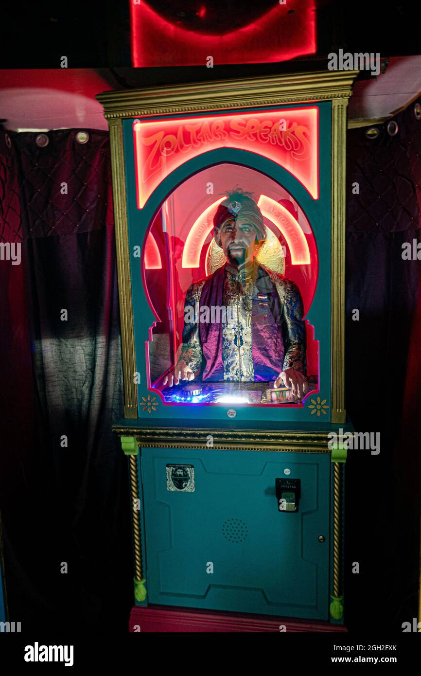 Southport Penny Arcade Giochi Foto Stock