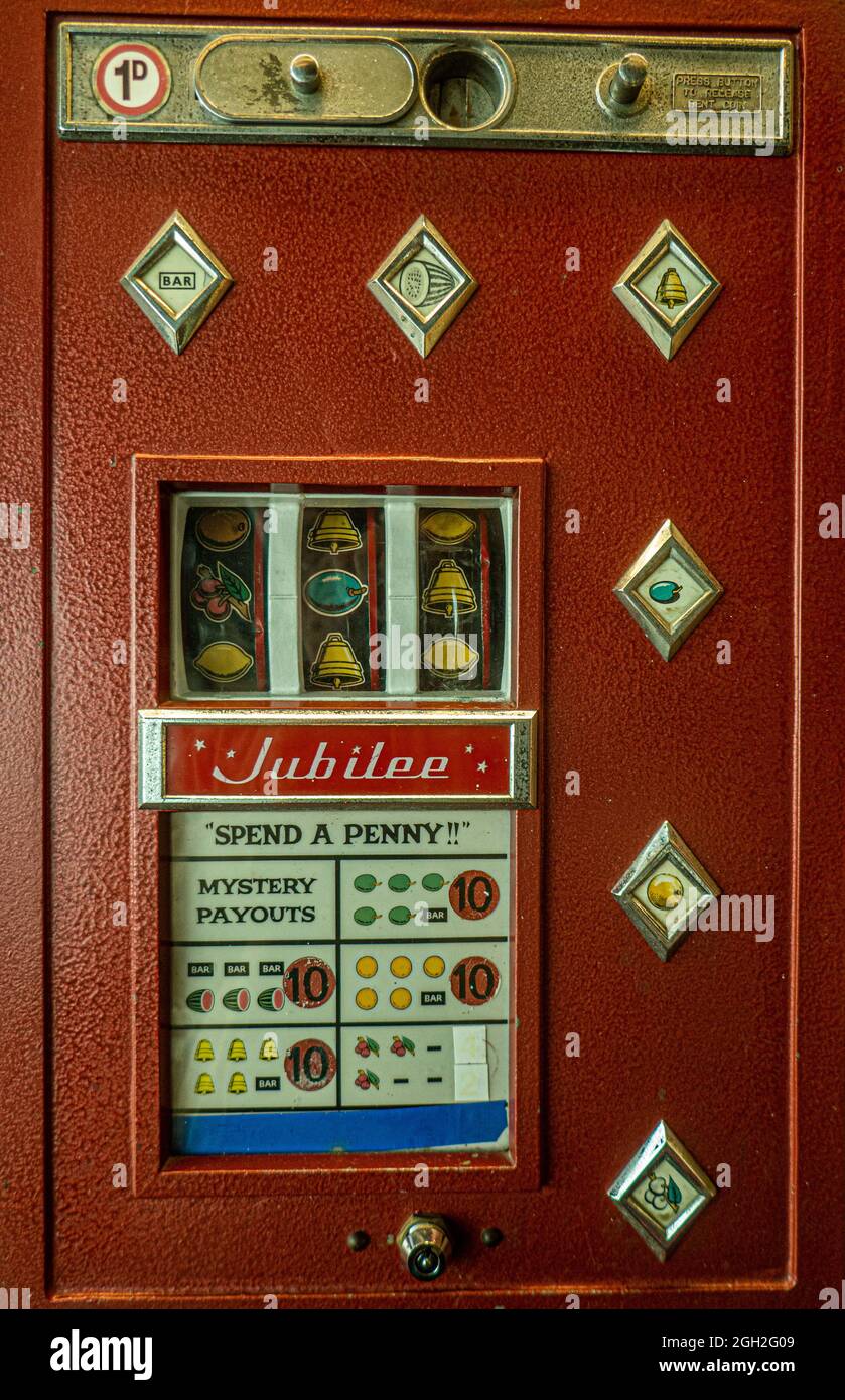 Southport Penny Arcade Giochi Foto Stock