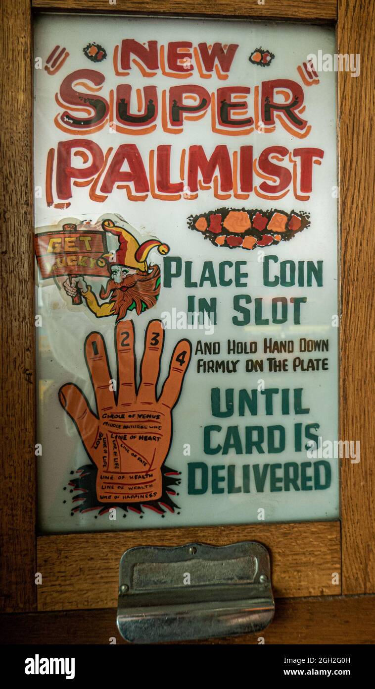 Southport Penny Arcade Giochi Foto Stock