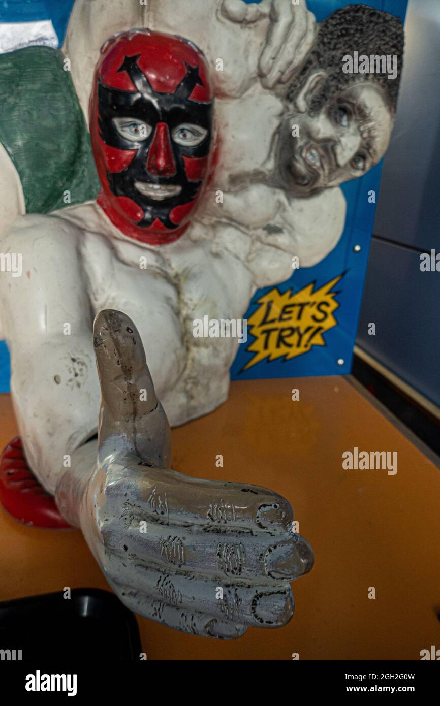 Southport Penny Arcade Giochi Foto Stock