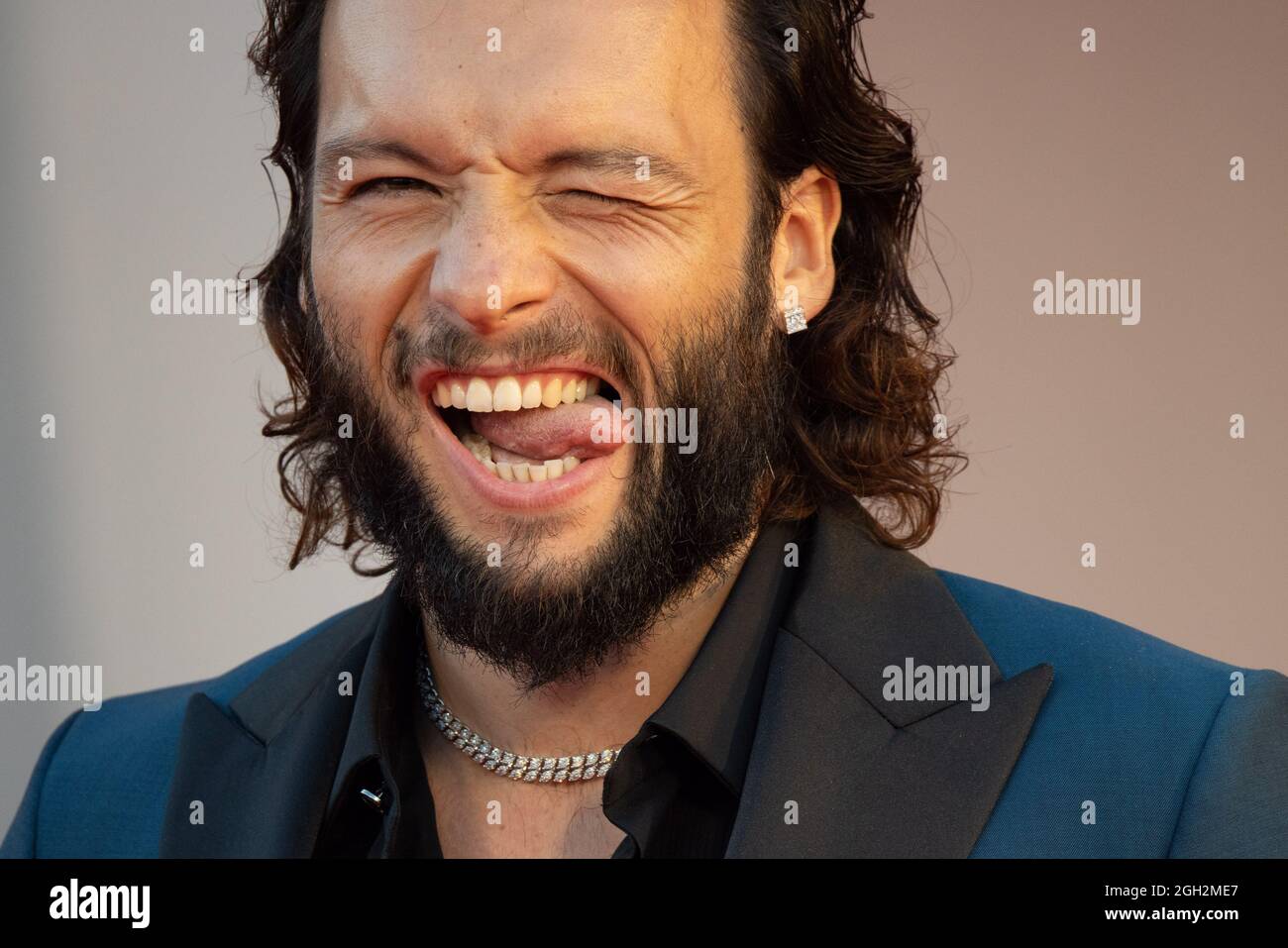 Marlon Joubert partecipa al tappeto rosso del film "la mano di Dio" durante il 78° Festival Internazionale del Cinema di Venezia, il 02 settembre 2021 a Venic Foto Stock