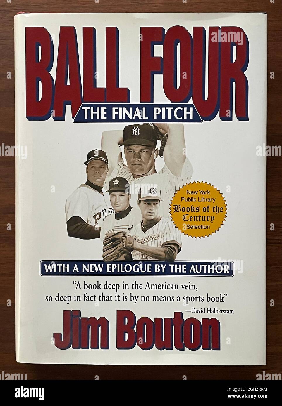 Palla quattro un libro più venduto dal giocatore di baseball Jim Bouton Foto Stock