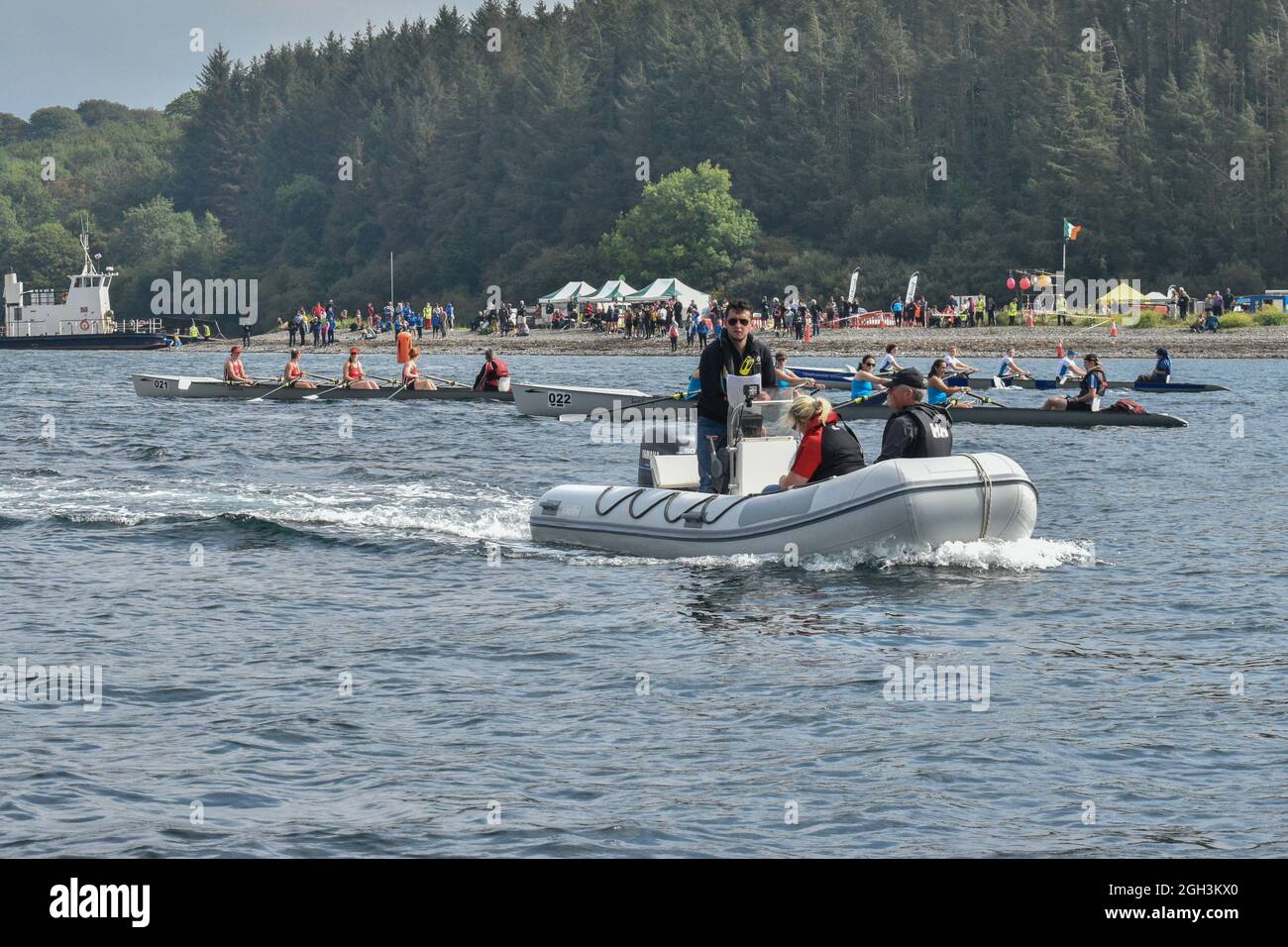 Bantry, West Cork, Irlanda. 4 settembre 2021. Bantry Rowing Club ha ospitato campionati nazionali di canottaggio offshore a Bantry questo fine settimana. Credit: Karlis Dzjamko/Alamy Live News Foto Stock