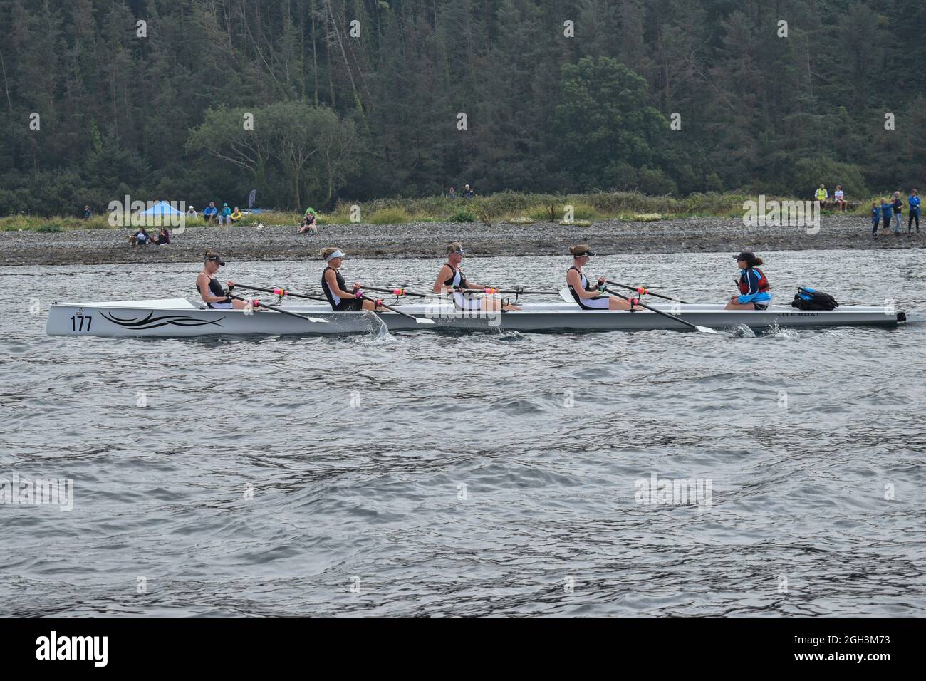 Bantry, West Cork, Irlanda. 4 settembre 2021. Bantry Rowing Club ha ospitato campionati nazionali di canottaggio offshore a Bantry questo fine settimana. Credit: Karlis Dzjamko/Alamy Live News Foto Stock