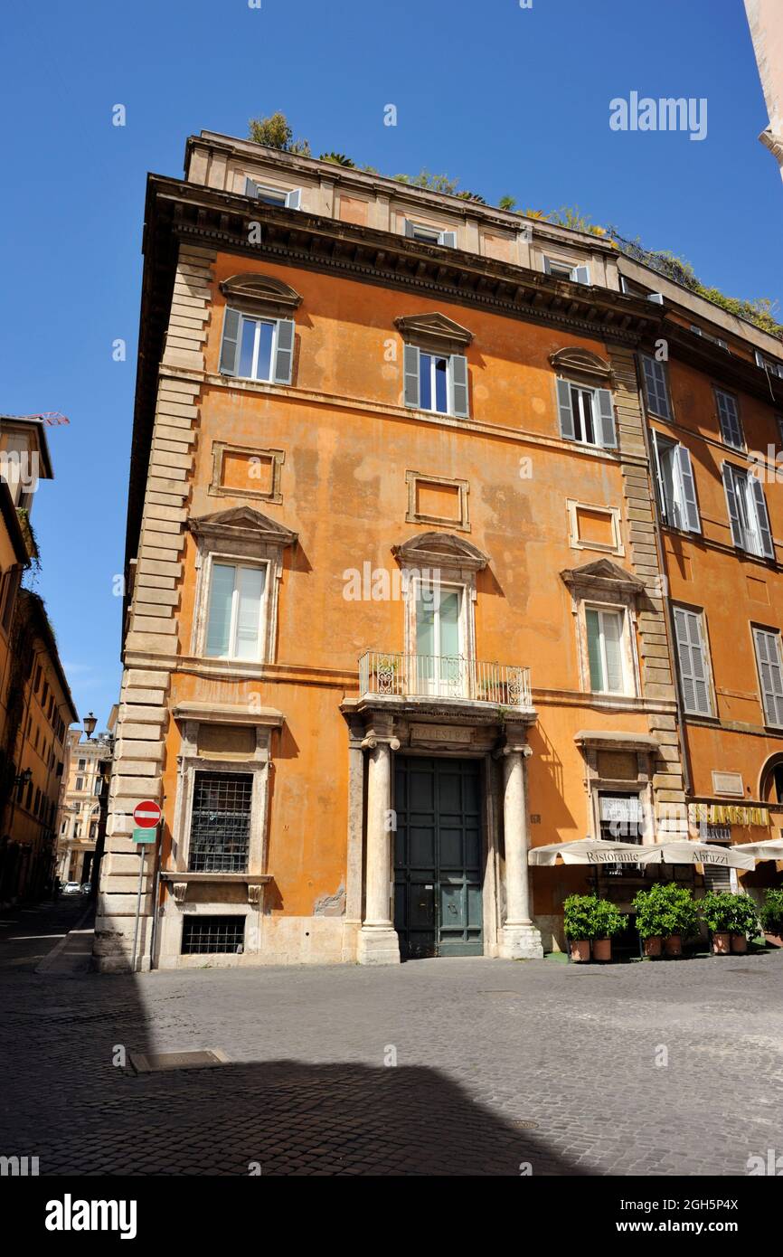 Palazzo Muti (Palazzo balestra), Piazza Santi Apostoli, Roma, Italia Foto Stock