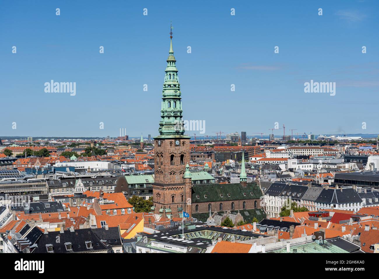 Nikolaj Contemporary Art Center a Copenhagen Foto Stock