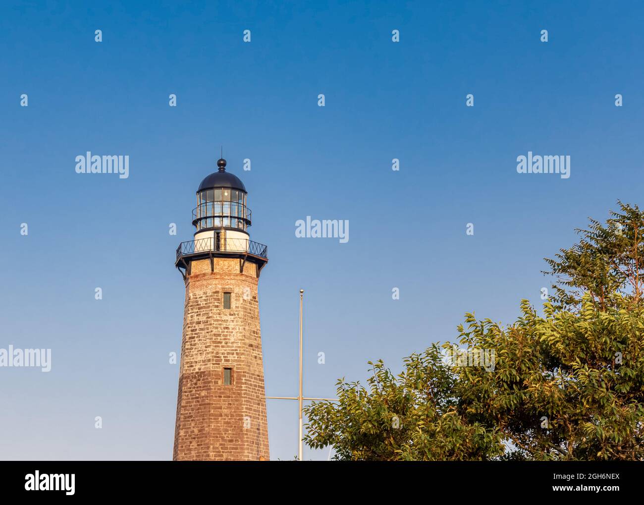 Montauk Lighthouse Tower, Montauk, NY Foto Stock