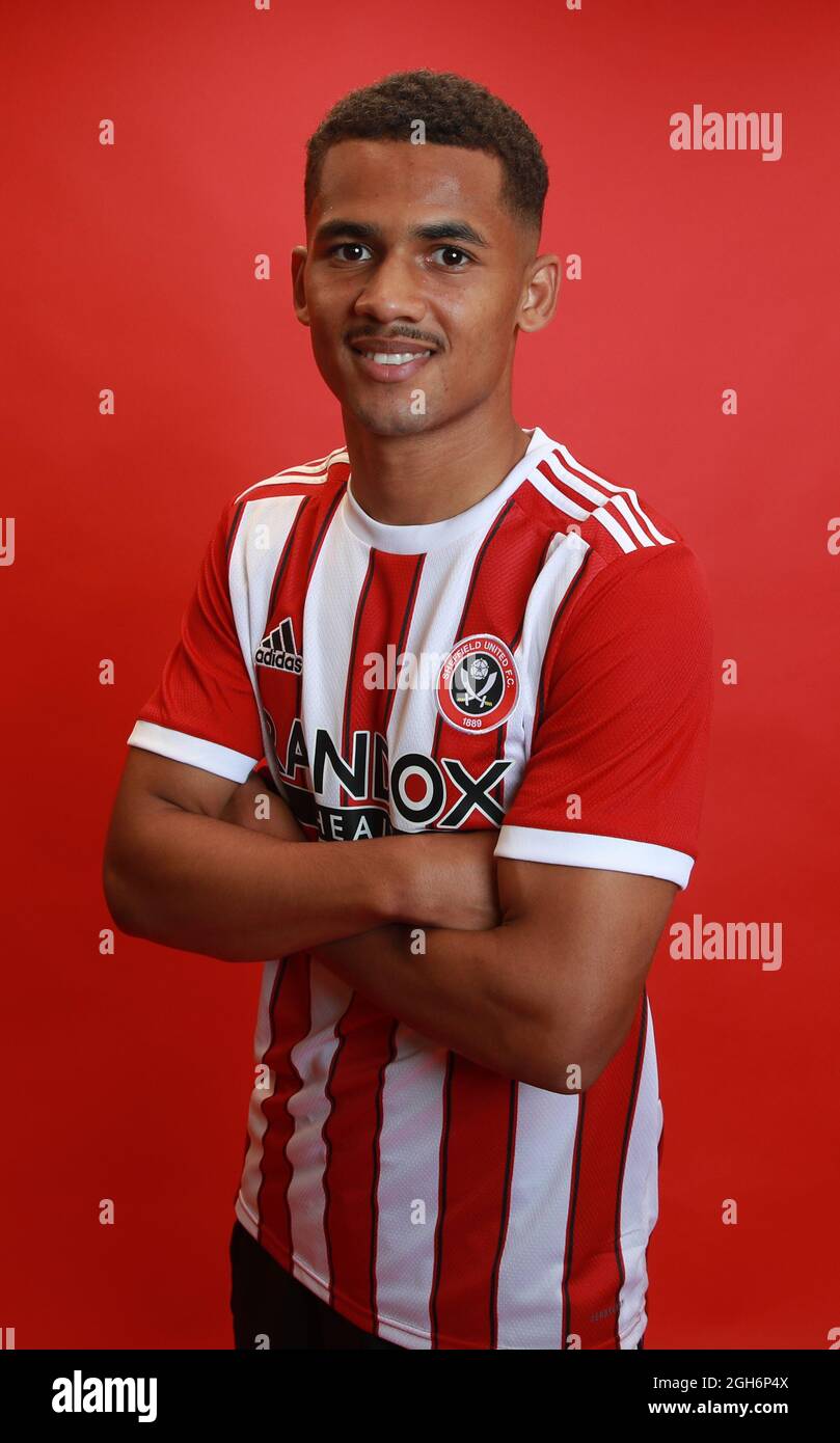 Lliman N'Diaye ha annunciato la firma di un contatto con Sheffield United fino al 2024, nella foto di Bramall Lane, Sheffield. Data foto: 5 settembre 2021. Il credito dovrebbe essere: Simon Bellis/Sportimage Foto Stock