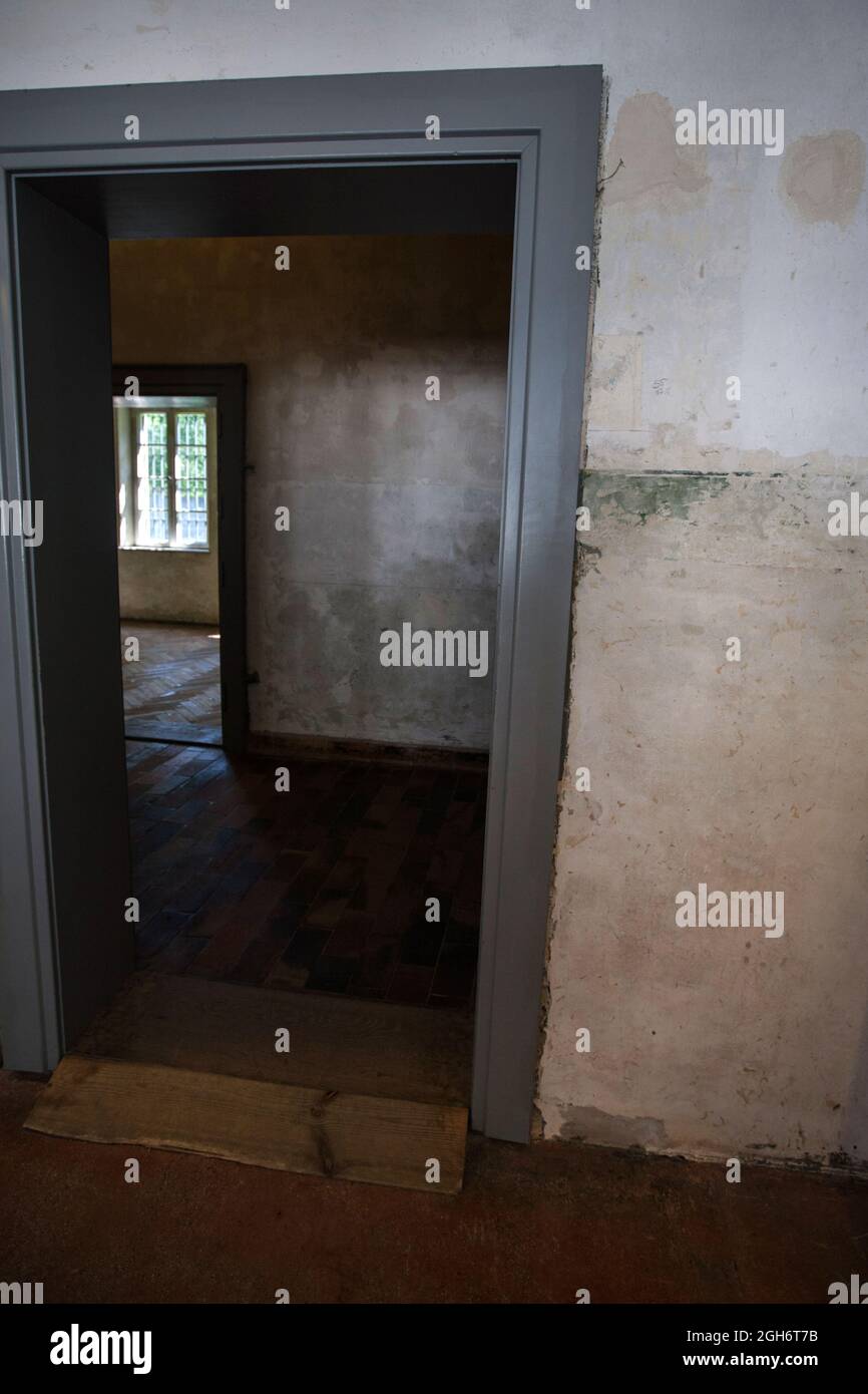 Dachau Concentration Camp Memorial Site, Dachau, Baviera, Germania, Europa. Luglio 2009. Foto Stock