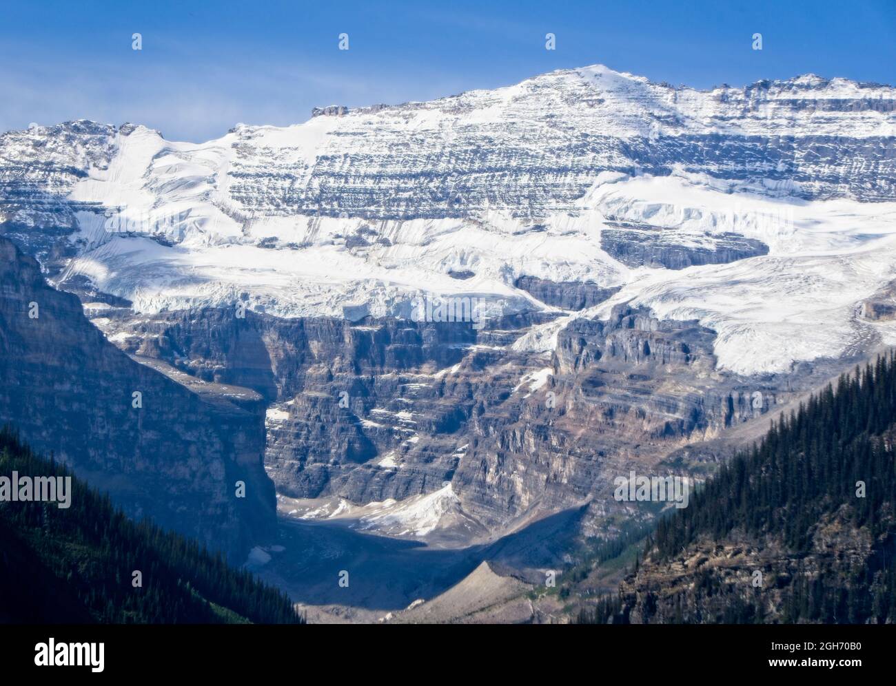 Il lago Louise e il Parco Nazionale di Banff Alberta Foto Stock