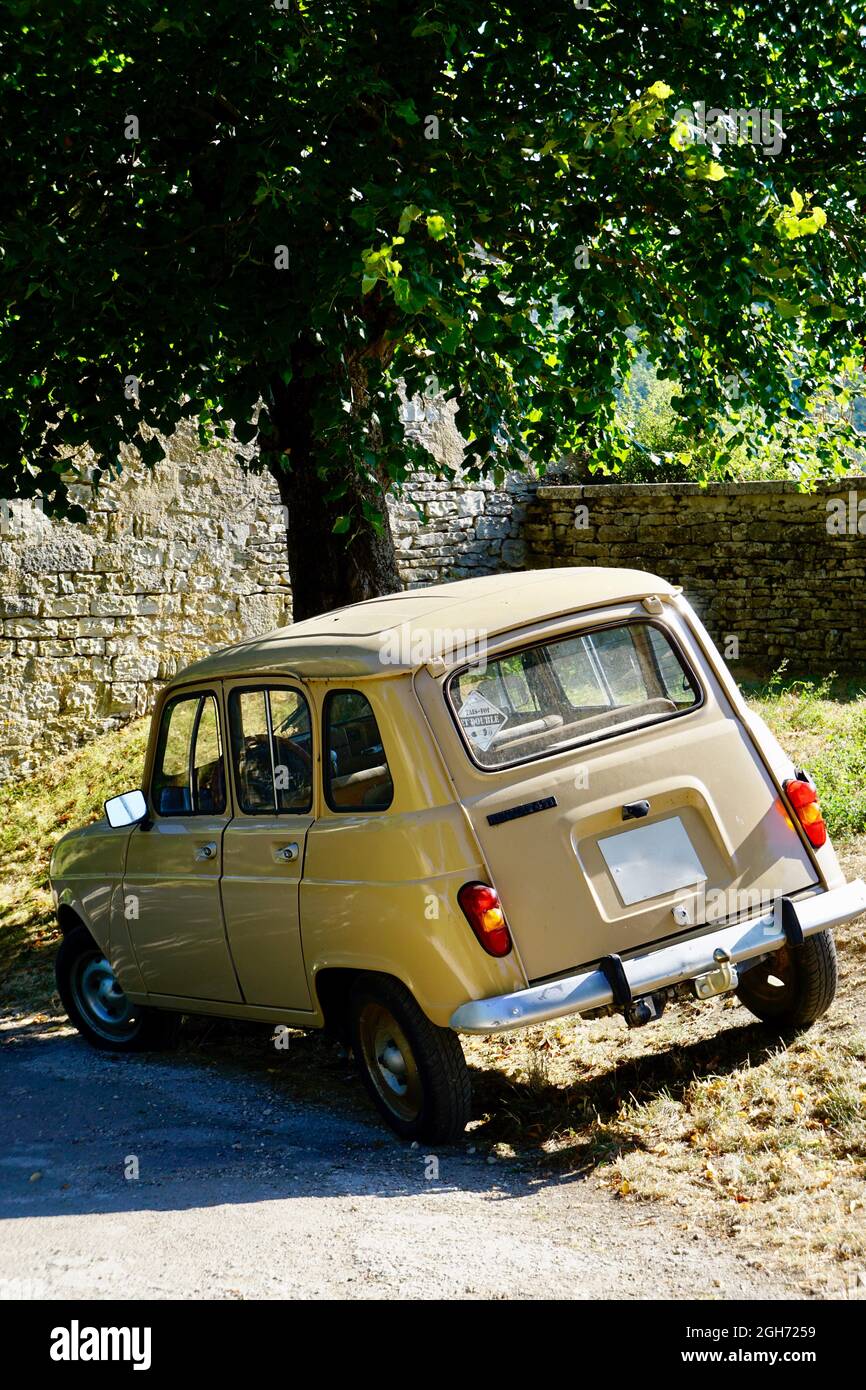 Auto francese vecchia Foto Stock