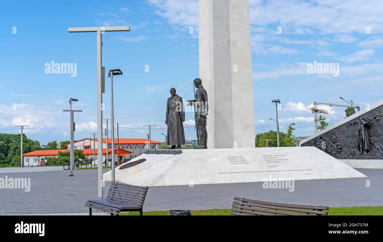Sevastopol, Russia-16 giugno 2021: Monumento alle vittime della guerra civile Foto Stock