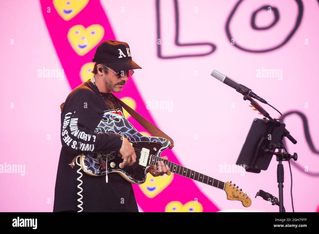Napa, Stati Uniti. 4 settembre 2021. John Baldwin Gourley del Portogallo. L'uomo si esibisce durante il giorno 2 del festival 2021 della Napa Valley di BottleRock il 4 settembre 2021 a Napa, California. Foto: Casey Flanigan/imageSPACE/Sipa USA Credit: Sipa USA/Alamy Live News Foto Stock