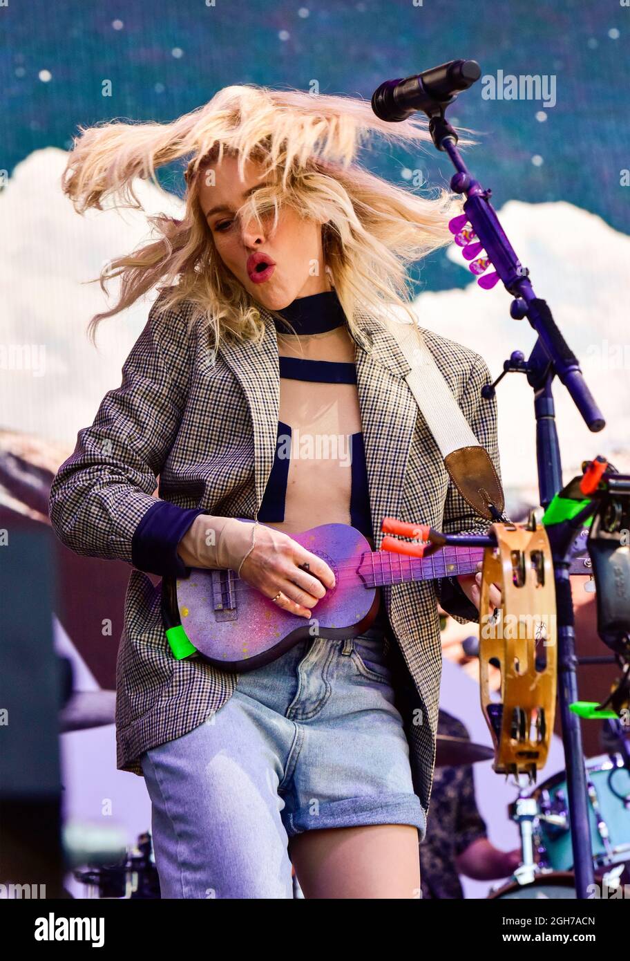 Napa, California, 5 settembre 2021, cammina fuori dalla performance terrestre al BottleRock Festival 2021. Credit: Ken Howard/Alamy Live News Foto Stock