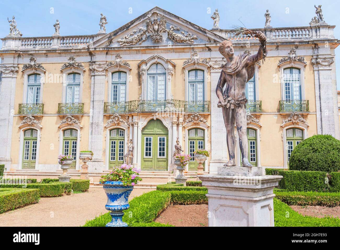 Queluz Palazzo Nazionale, Queluz, Lisbona, Portogallo Foto Stock