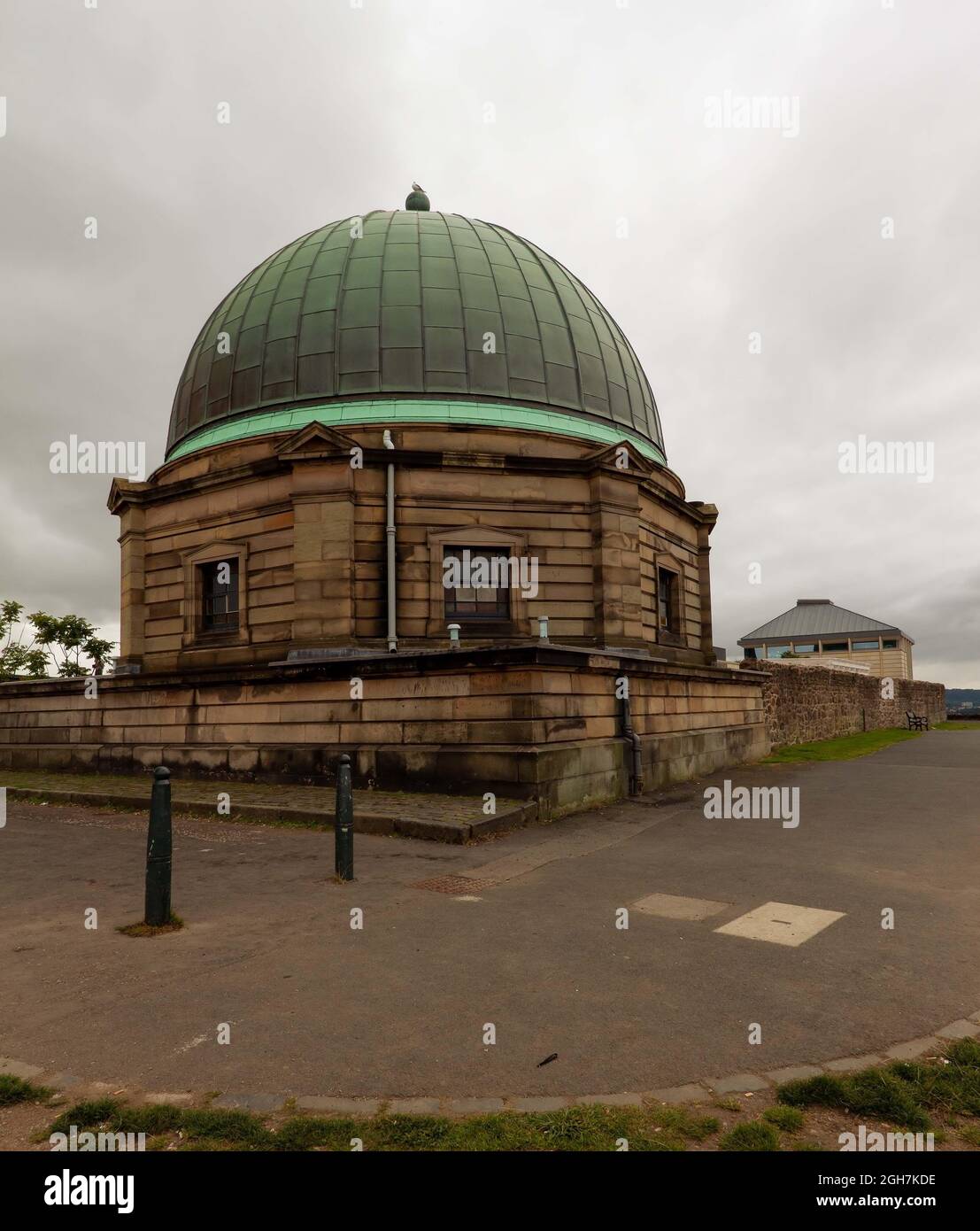 L'osservatorio della città era un osservatorio astronomico a Calton Hill a Edimburgo, Scozia. E' anche conosciuto come l'Osservatorio di Calton Hill. Foto Stock