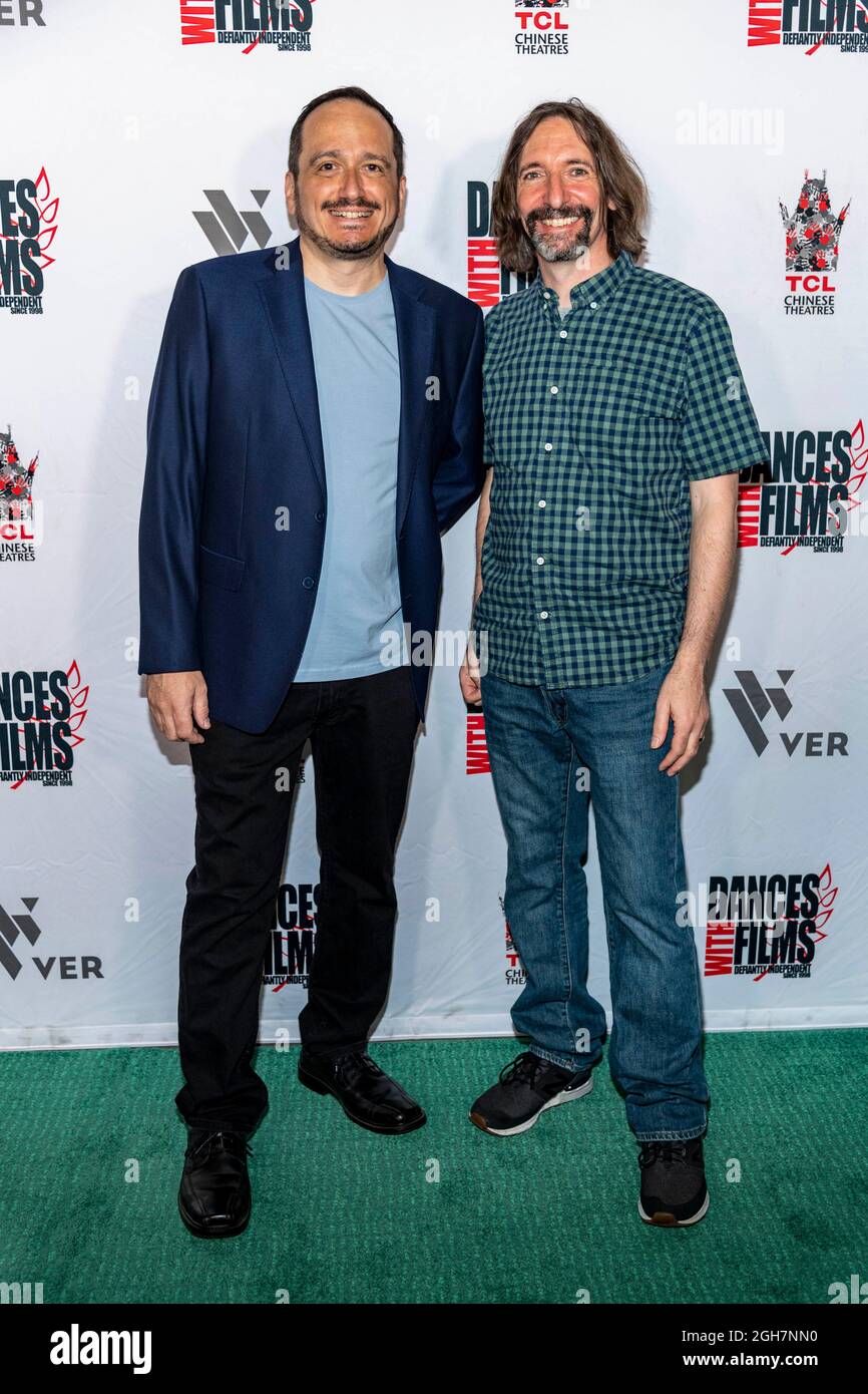 Los Angeles, California, Stati Uniti. 05 settembre 2021. Los Angeles, Stati Uniti. 05 settembre 2021. Dion Labriola, Chris Gaal partecipa al 24th Annual Dances With Films Festival Film Premiere 'Dear Ike' al TCL Chinese Theatre di Los Angeles, CA il 5 settembre 2021 Credit: Eugene Powers/Alamy Live News Credit: Eugene Powers/Alamy Live News Foto Stock