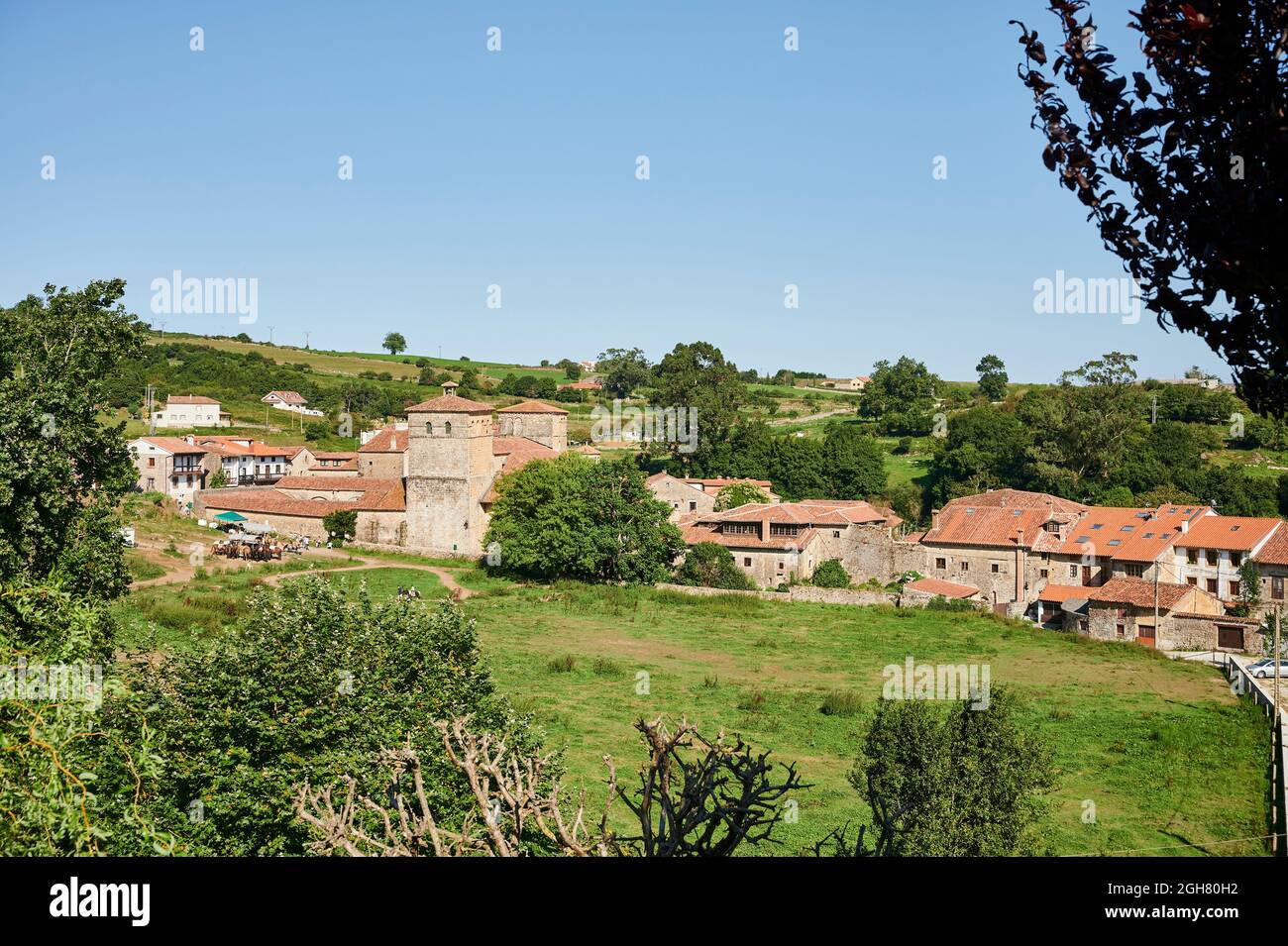 Santillana del Mar, Cantabria, Spagna, Europa Foto Stock