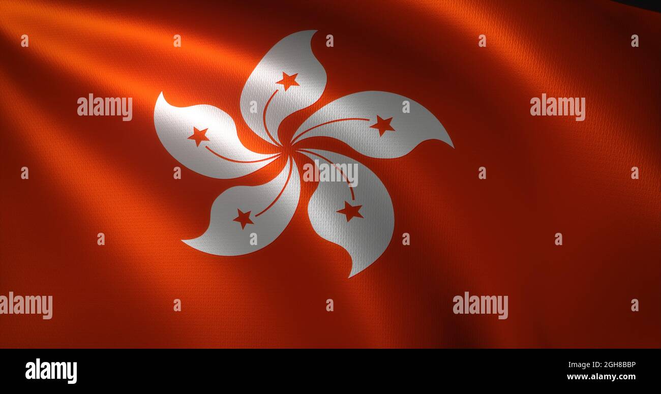 Bandiera Di Hong Kong Nel Cielo Fotografia Stock - Immagine Di China - Foto 9