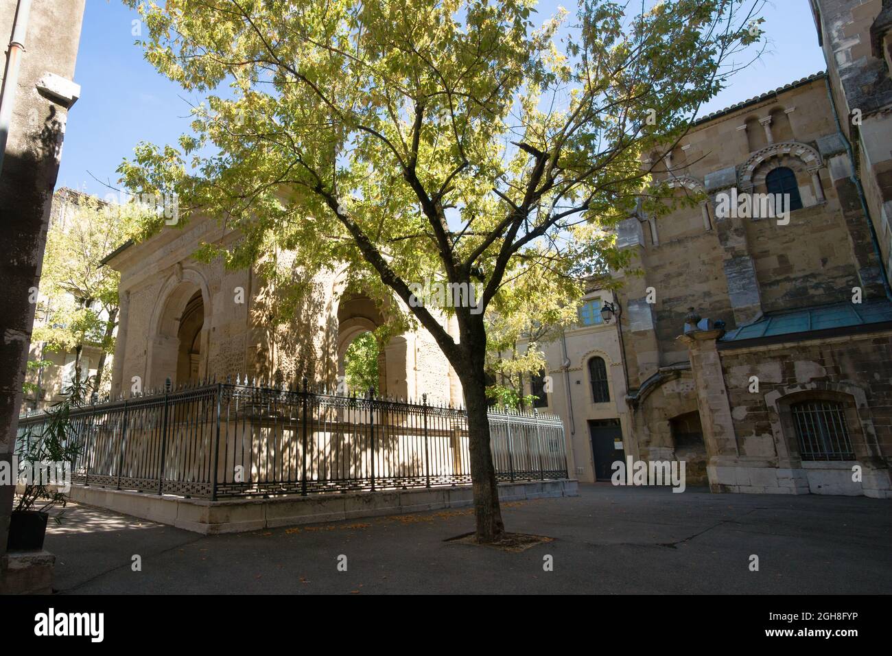 Monumento famoso della città di Valence in Francia: 'Ciondolo di Valence' Foto Stock