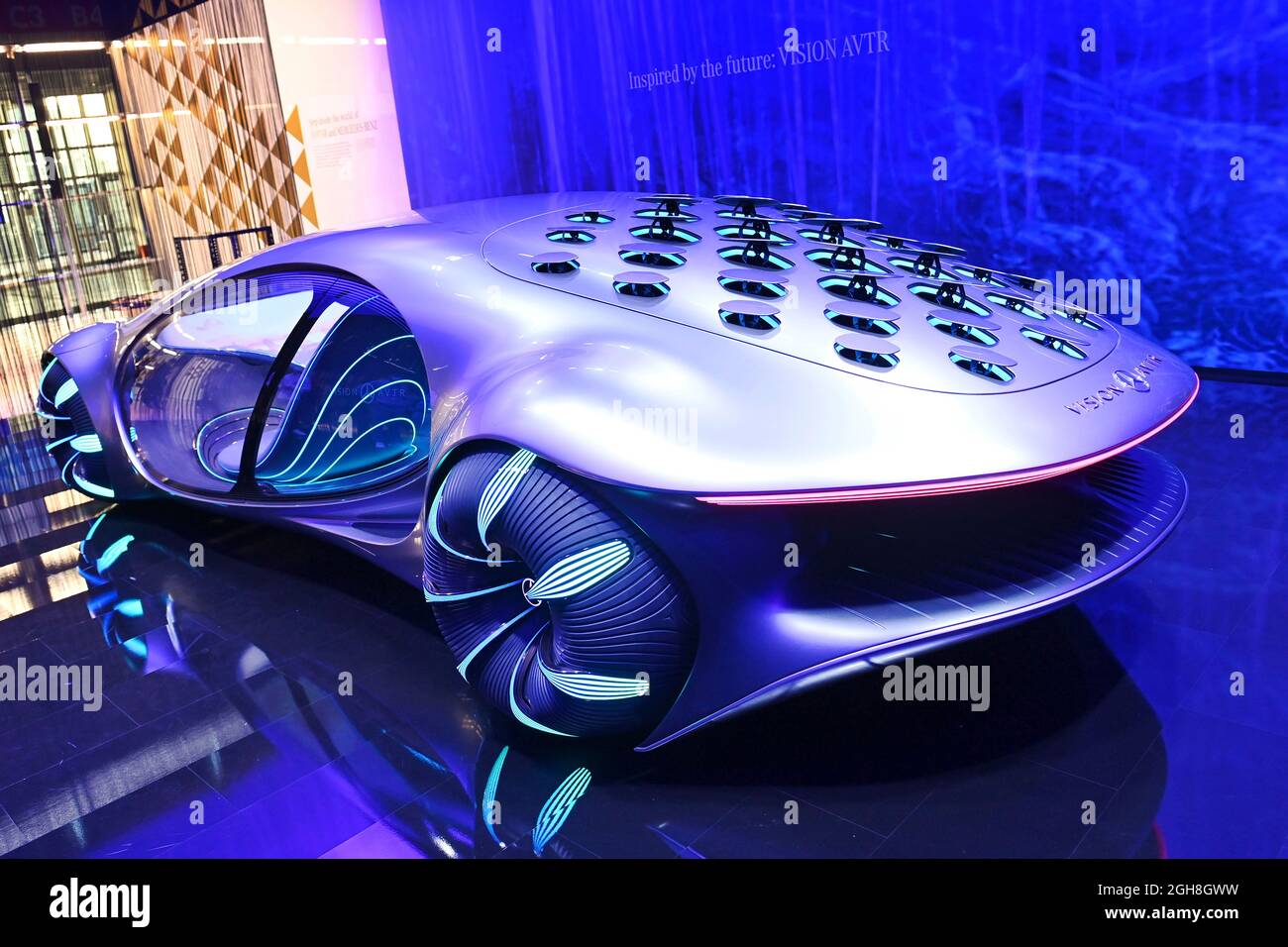 VISION AVTR concept car di Mercedes Benz / Daimler Study, futuristica,  fiera della mobilità IAA dal 7 settembre al 12 settembre 2021 a Monaco Foto  stock - Alamy