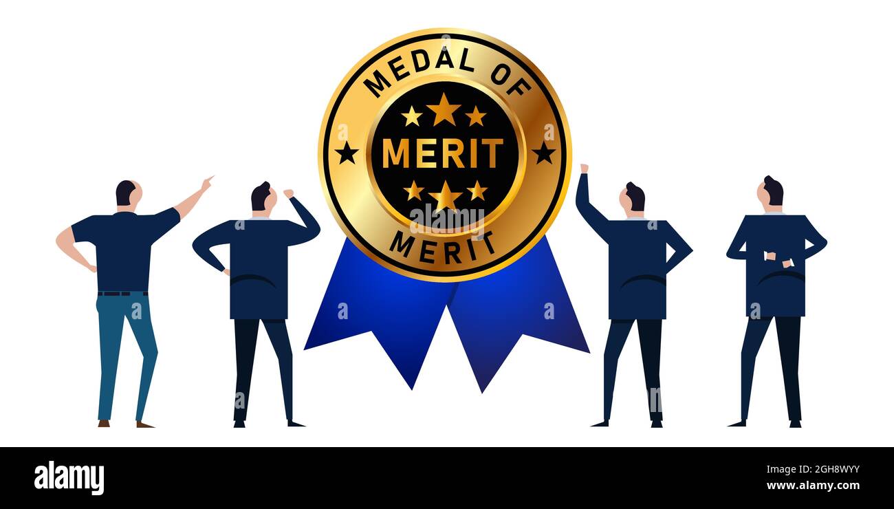Sistema del merito Immagini Vettoriali Stock - Alamy