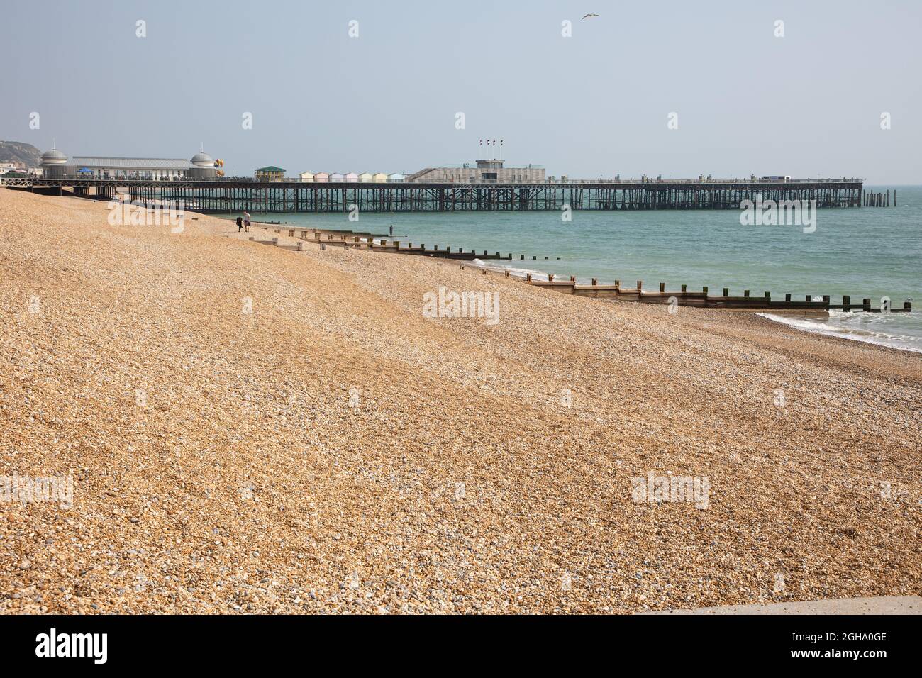 Molo di Hastings Foto Stock