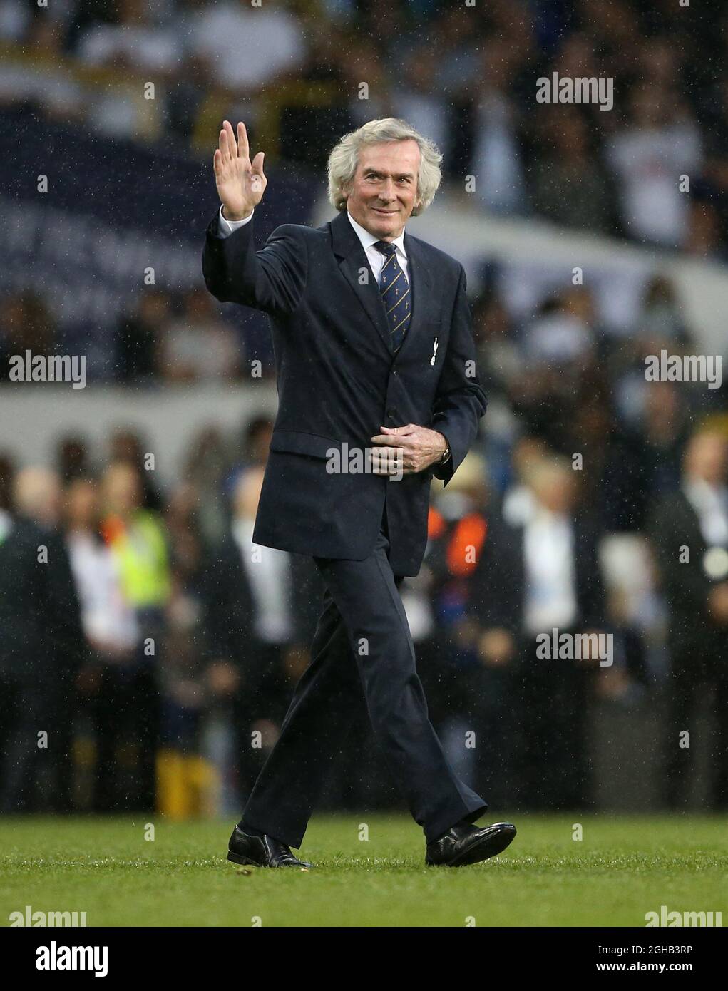 L'ex giocatore di Tottenham Pat Jennings durante la partita della Premier League al White Hart Lane Stadium di Londra. Data foto: 14 maggio 2017. Il credito PIC dovrebbe essere: David Klein/Sportimage via PA Images Foto Stock