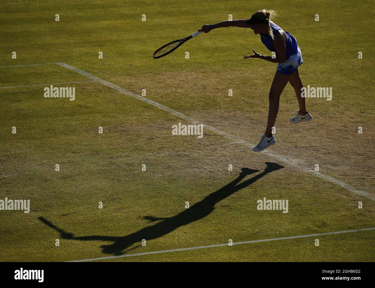 Donna Vekic di Croazia durante il 6° giorno di AEGON Nottingham al Nottingham Tennis Centre. Data foto: 16 giugno 2017. Il credito dovrebbe essere: Matt McNulty/Spaltimage via PA Images Foto Stock