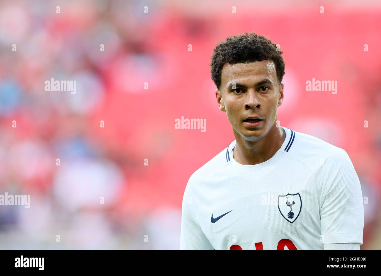 Tottenham's DELE Alli in azione durante la partita pre-stagione al Wembley Stadium di Londra. Data foto 5 agosto 2017. Il credito dovrebbe essere: David Klein/Sportimage via PA Images Foto Stock